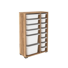 Hanah Home Rine 2D4K8U Nogal y Blanco
